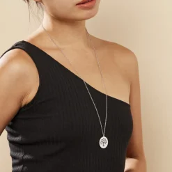 Sale Histoire d'Or Collier Acier Blanc Ganet