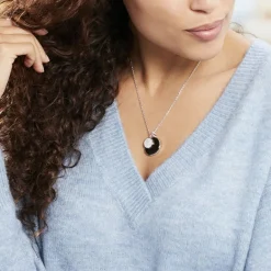 Histoire d'Or Collier Adonya Argent Blanc Céramique Et Oxyde De Zirconium* Colliers|Colliers