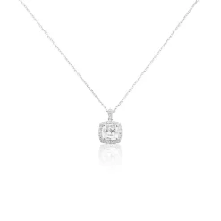 Best Histoire d'Or Collier Adrienne Or Blanc Oxyde De Zirconium