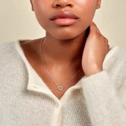 Best Histoire d'Or Collier Aella Argent Blanc