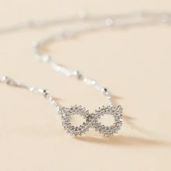 Histoire d'Or Collier Aella Argent Blanc