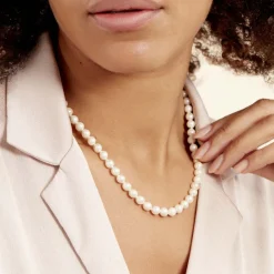 Histoire d'Or Collier Aicha Or Jaune Perle De Culture D'akoya* Colliers|Colliers