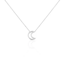 Histoire d'Or Collier Aisha Argent Blanc Oxyde De Zirconium* Colliers|Colliers