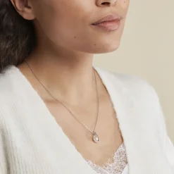 Histoire d'Or Collier Akiko Argent Blanc Perle De Culture Et Oxyde De Zirconium* Colliers|Colliers