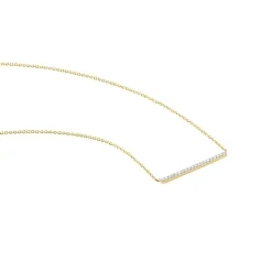 Hot Histoire d'Or Collier Alayna or jaune diamant