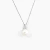 Online Histoire d'Or Collier Albine Argent Blanc Perle De Culture Et Oxyde De Zirconium
