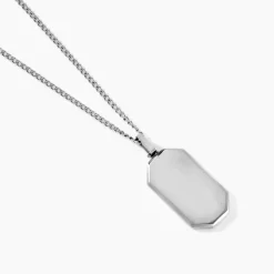 New Histoire d'Or Collier Alessio Acier Blanc