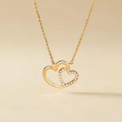 Hot Histoire d'Or Collier Alexandra Plaqué Or Jaune Oxyde De Zirconium