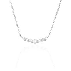 Histoire d'Or Collier Aliah Argent Blanc Oxyde De Zirconium* Colliers|Colliers