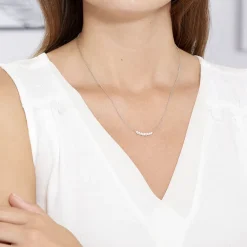 Histoire d'Or Collier Aliah Argent Blanc Oxyde De Zirconium* Colliers|Colliers