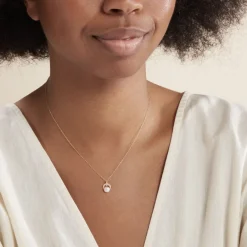 Histoire d'Or Collier Aloys Or Jaune Perle De Culture Et Oxyde De Zirconium* Colliers|Colliers