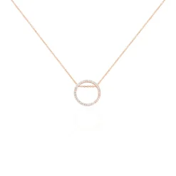 Histoire d'Or Collier Alysone Argent Rose Oxyde De Zirconium* Colliers|Colliers