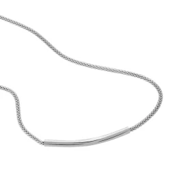 Histoire d'Or Collier Amadeo Maille Popcorn Acier Blanc* Colliers|Colliers