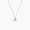 Hot Histoire d'Or Collier Amalthee Argent Blanc Oxyde De Zirconium