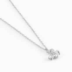 Hot Histoire d'Or Collier Amalthee Argent Blanc Oxyde De Zirconium