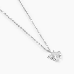 Histoire d'Or Collier Amalthee Argent Blanc Oxyde De Zirconium* Colliers|Colliers