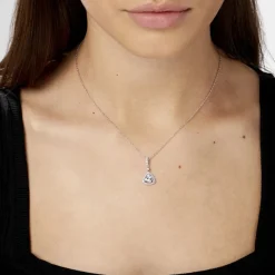 Histoire d'Or Collier Amantine Argent Blanc Oxyde De Zirconium* Colliers|Colliers