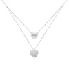 New Histoire d'Or Collier Amarita Argent Blanc Oxyde De Zirconium