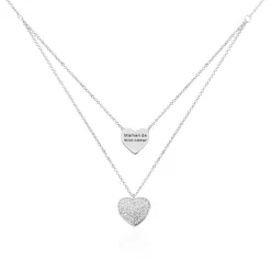 New Histoire d'Or Collier Amarita Argent Blanc Oxyde De Zirconium