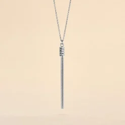 Histoire d'Or Collier Amaryllis Argent Blanc