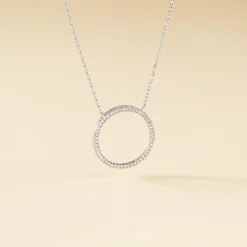 Hot Histoire d'Or Collier Amene Or Blanc Diamant