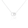 Hot Histoire d'Or Collier Ananth Argent Blanc Oxyde De Zirconium