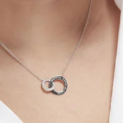 Hot Histoire d'Or Collier Ananth Argent Blanc Oxyde De Zirconium