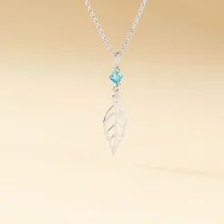 Histoire d'Or Collier Angelika Argent Blanc Pierre De Synthese* Colliers|Colliers