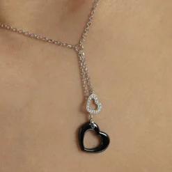 Histoire d'Or Collier Anissa Argent Blanc Céramique Et Oxyde De Zirconium* Colliers|Colliers