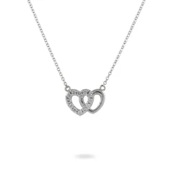New Histoire d'Or Collier Annae Argent Blanc Oxyde De Zirconium