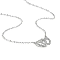 New Histoire d'Or Collier Annae Argent Blanc Oxyde De Zirconium