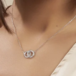 Histoire d'Or Collier Anne Argent Blanc Oxyde De Zirconium* Colliers|Colliers