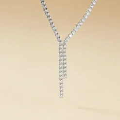 Histoire d'Or Collier Anthia Argent Blanc Oxyde De Zirconium* Colliers|Colliers