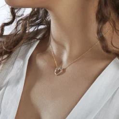 Online Histoire d'Or Collier Anthime Or Tricolore Oxydes De Zirconium