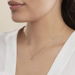 Histoire d'Or Collier Antonia Or Rose Morganite Et Oxyde De Zirconium* Colliers|Colliers