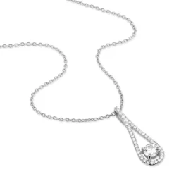 Histoire d'Or Collier Antonietta Argent Blanc Oxyde De Zirconium* Colliers|Colliers