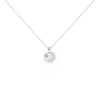 New Histoire d'Or Collier Araroundus Argent Blanc Oxyde De Zirconium