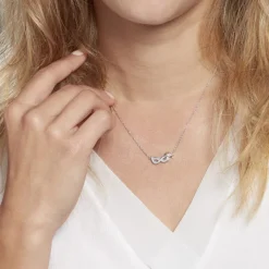 Best Histoire d'Or Collier Argent Bartolomee Oxydes De Zirconium