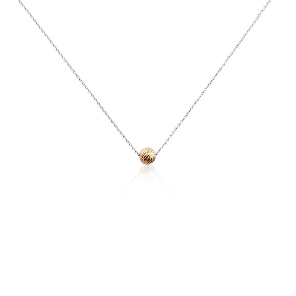 Histoire d'Or Collier Argent Bicolore Ramiro* Colliers|Colliers