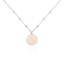 Clearance Histoire d'Or Collier Argent Bicolore Vicencio