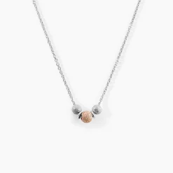 Histoire d'Or Collier Argent Bicolore Wilmart* Colliers|Colliers