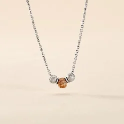 Histoire d'Or Collier Argent Bicolore Wilmart* Colliers|Colliers