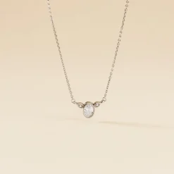 Histoire d'Or Collier Argent Blanc Afonso Oxyde De Zirconium* Colliers|Colliers