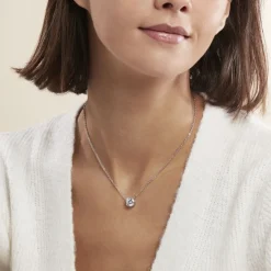 Histoire d'Or Collier Argent Blanc Aroha Oxyde De Zirconium* Colliers|Colliers