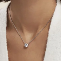 Histoire d'Or Collier Argent Blanc Aroha Oxyde De Zirconium* Colliers|Colliers