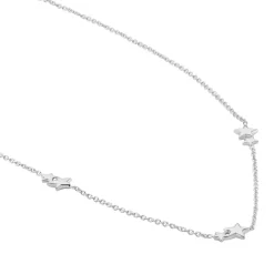 Hot Histoire d'Or Collier Argent Blanc Astria