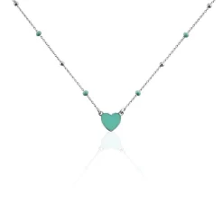 Discount Histoire d'Or Collier Argent Blanc Augustine