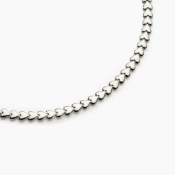 Histoire d'Or Collier Argent Blanc Barbara
