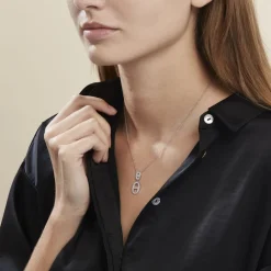 Histoire d'Or Collier Argent Blanc Caprina Oxydes De Zirconium* Colliers|Colliers