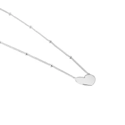 Histoire d'Or Collier Argent Blanc Careen